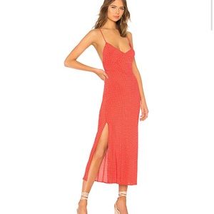 Brand new Bluelife red polka dot slip dress